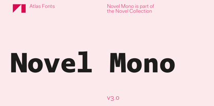 Novel Mono Font Poster 1