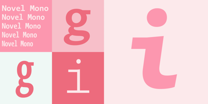 Novel Mono Font Poster 2
