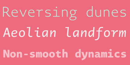 Novel Mono Font Poster 5