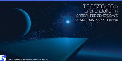 Zekton Font Poster 3