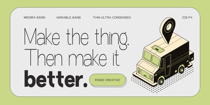 Miogra Sans Font Poster 5