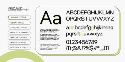 Miogra Sans Font Poster 10