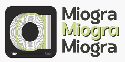 Miogra Sans Font Poster 11