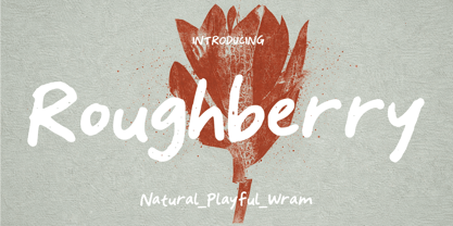 Roughberry Font Poster 1