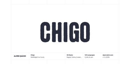 Chigo Font Poster 1