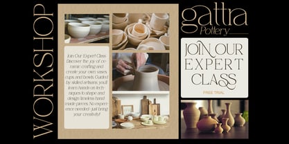 Belvina Font Poster 4