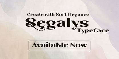 Segalys Font Poster 9