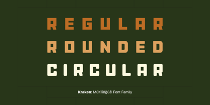 Kraken Font Poster 9