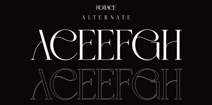 Roliace Font Poster 10