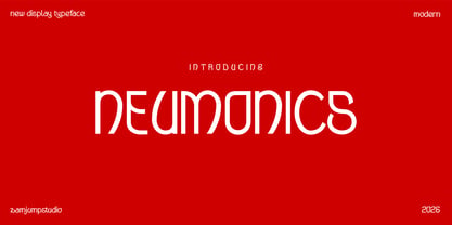 Neumonics Font Poster 1
