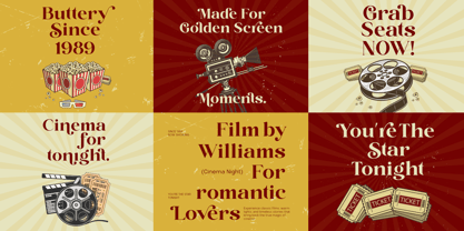 Sora Carnel Font Poster 2