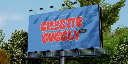 Crustte Bubbly Font Poster 9