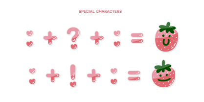 StrawberryMilk Font Poster 7