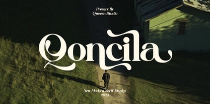 Qoncila Font Poster 1
