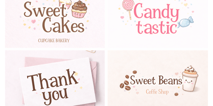 Sugar Serif Font Poster 4