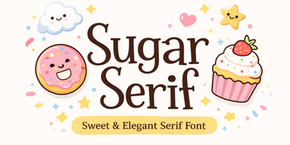 Sugar Serif Font Poster 1