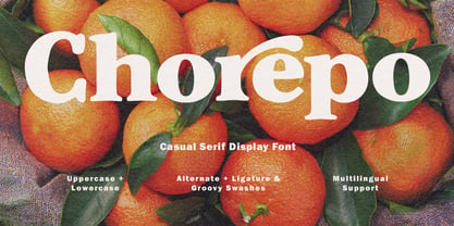 MC Chorepo Font Poster 1