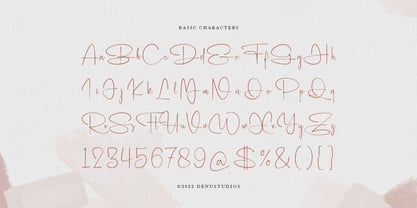 Filontiya Amarilis Font Poster 10