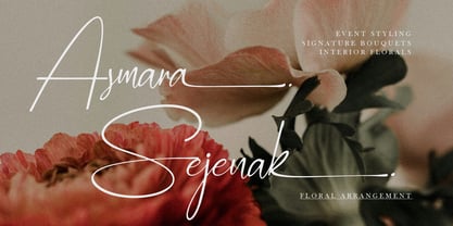 Filontiya Amarilis Font Poster 4