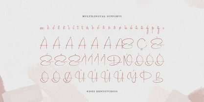 Filontiya Amarilis Font Poster 11