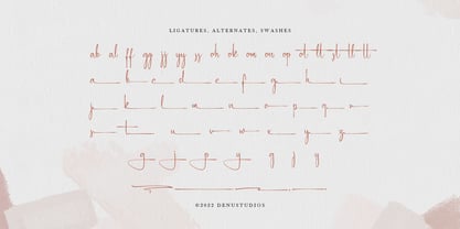 Filontiya Amarilis Font Poster 12