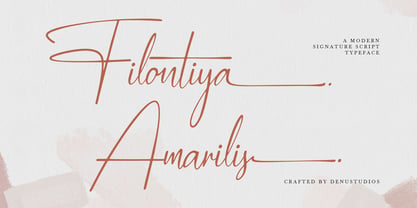Filontiya Amarilis Font Poster 1
