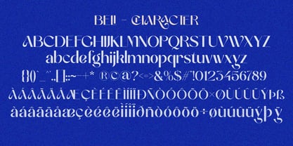 Beli Font Poster 11