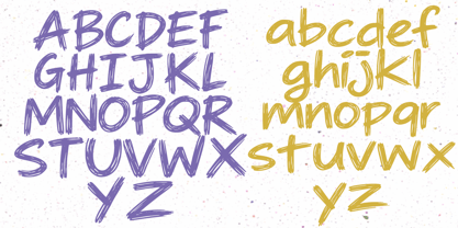 Scribble Chaos Font Poster 7