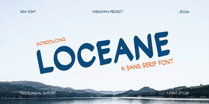 Loceane Font Poster 1