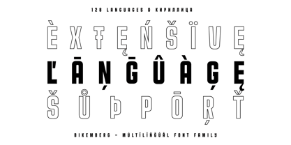 Bikemberg Font Poster 3