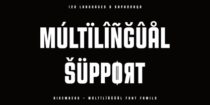 Bikemberg Font Poster 10