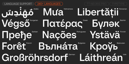 TT Neoris Pro Font Poster 7