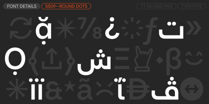 TT Neoris Pro Font Poster 15