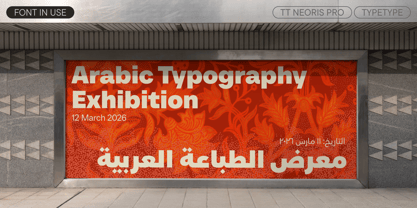 TT Neoris Pro Font Poster 9