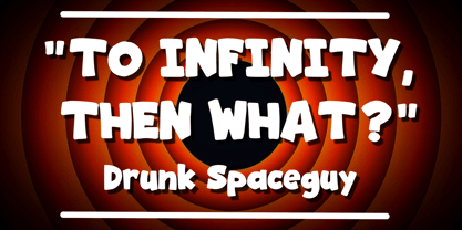 Whacky Cartoon Font Poster 2