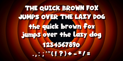 Whacky Cartoon Font Poster 4