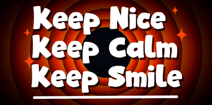Whacky Cartoon Font Poster 3