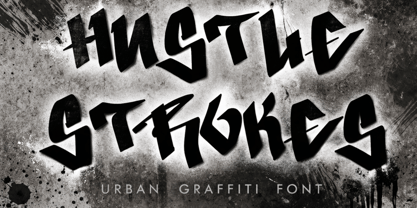 Hustle Strokes Font Poster 1