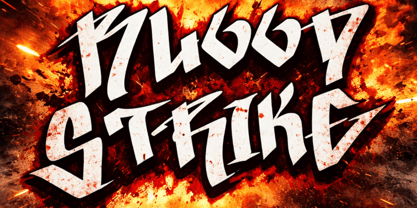Hustle Strokes Font Poster 2