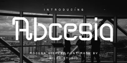 Abcesia Font Poster 1