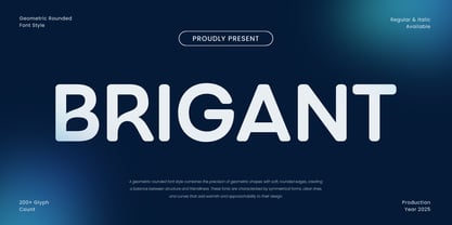 Brigant Font Poster 1
