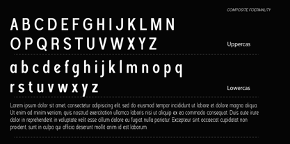 Foermality Condensed Variable Font Poster 5