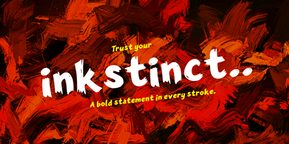 Inkstinct Font Poster 1