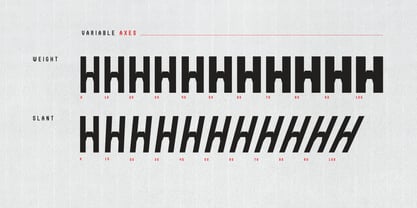 OS Hardline Font Poster 3