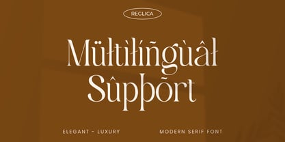 Reglica Font Poster 10