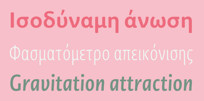 Novel Sans Rounded Greek Font Poster 6