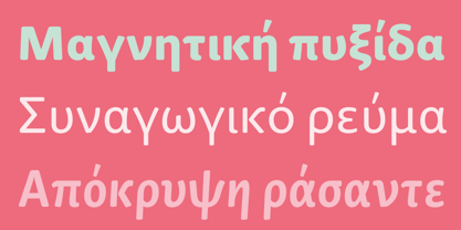 Novel Sans Rounded Greek Font Poster 5