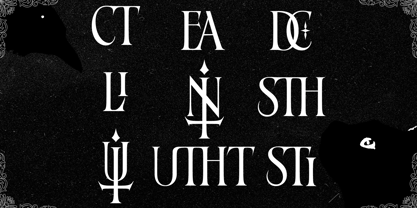 Dreadglyph Font Poster 4