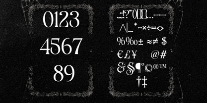 Dreadglyph Font Poster 3