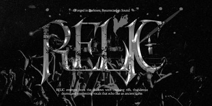 Dreadglyph Font Poster 10